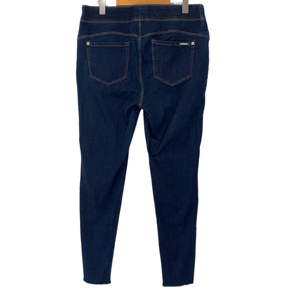 Nygard Slims Jeans Womens Large Blue Stretch High Rise Pull On Elastic Waist - Picture 4 of 7